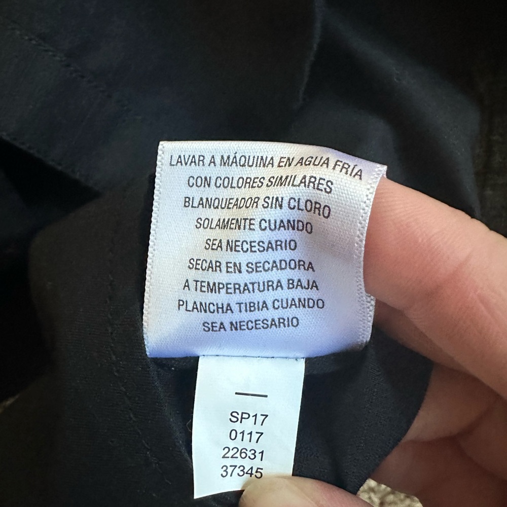 Alfani Men's Casual Button Down Shirt - Black - Picture 4 of 7